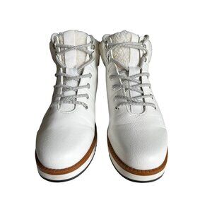 Cliffs by White Mountain Collins White Leather Fur Women's Boots Size 9 M